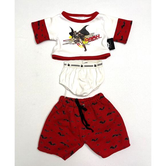 BUILD A BEAR Workshop Outfit - Batman The Dark Knight 3 piece set - Picture 1 of 6